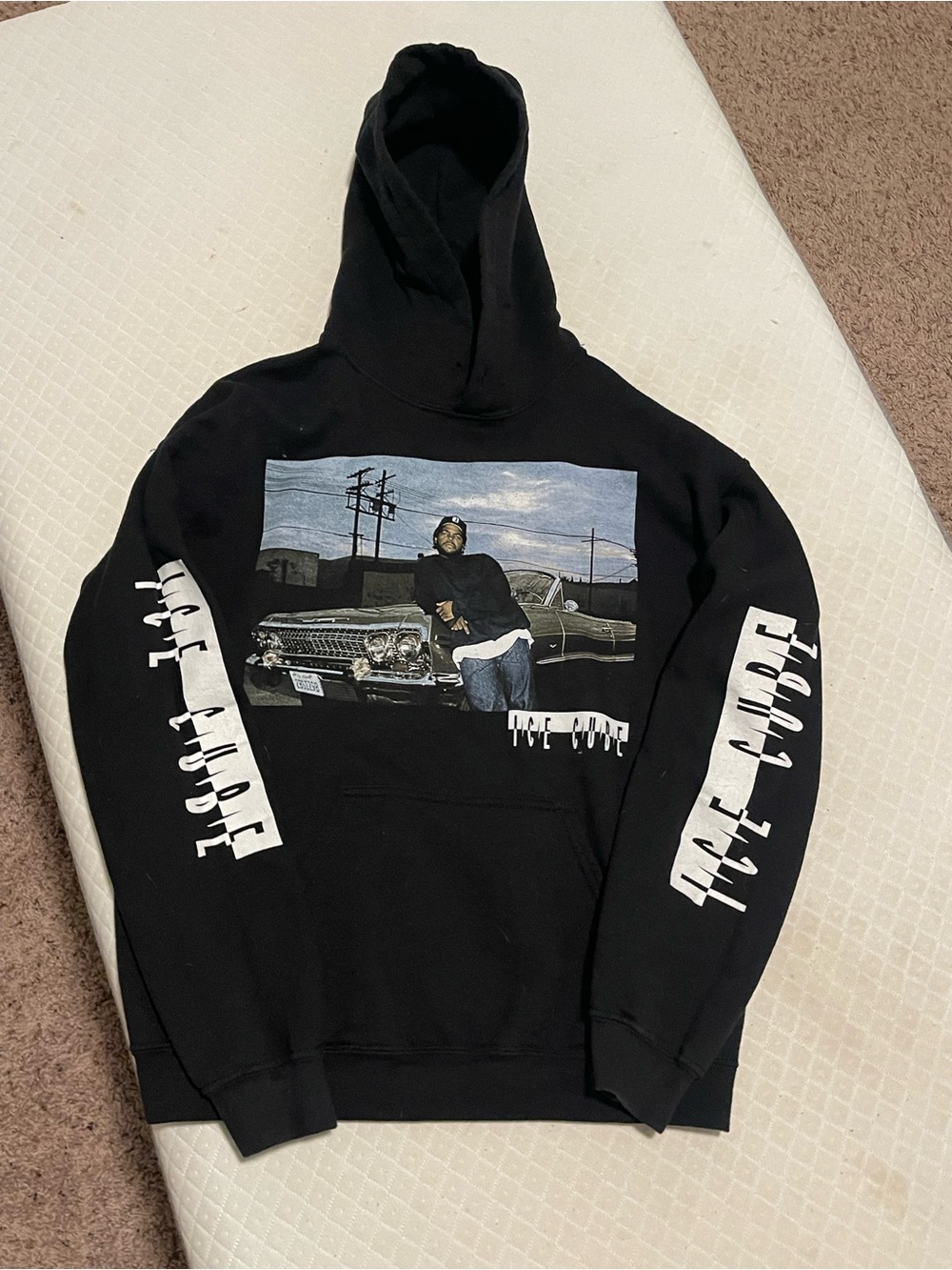 Black Graphic Hoodie Sweatshirt - Unisex